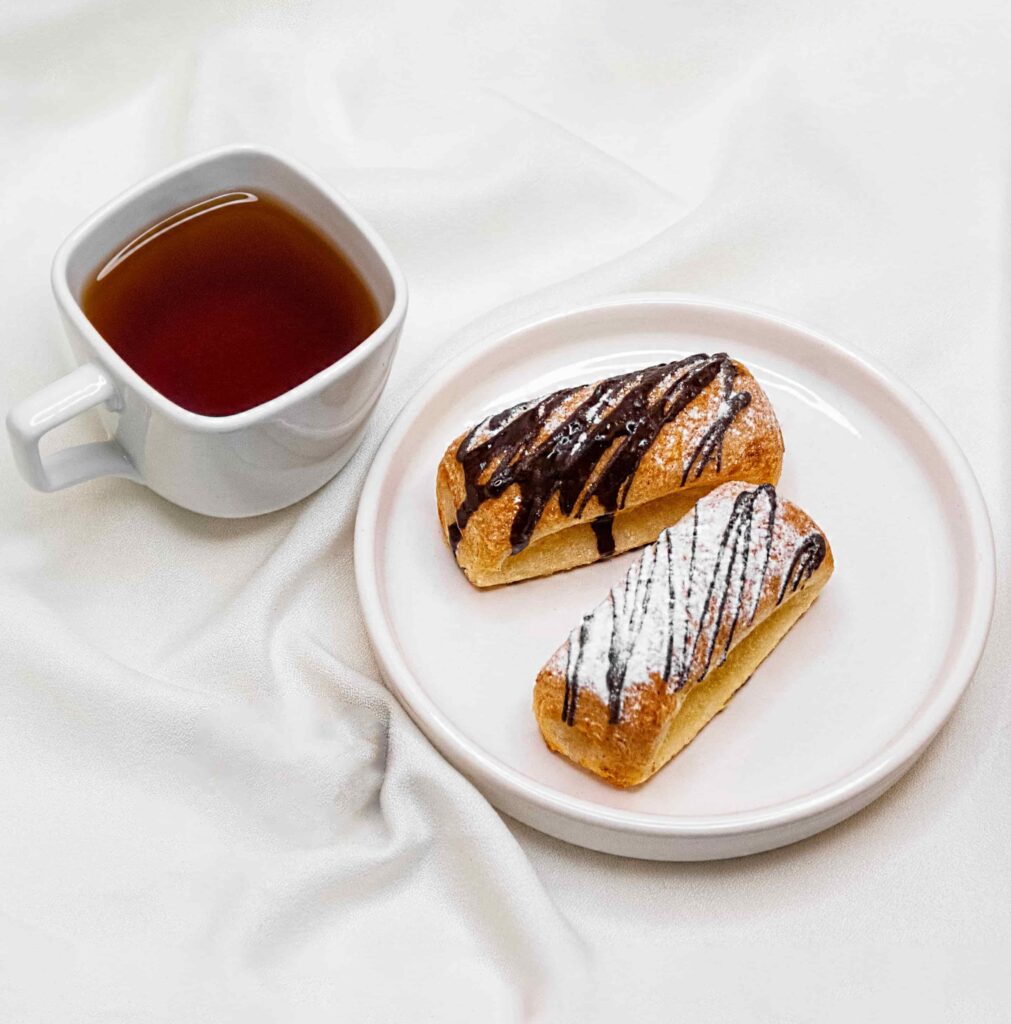 عکس شیرینی دانمارکی قلمی